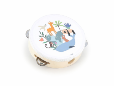 Vilac Dřevěná tamburína Zvířata světa Sarah Betz