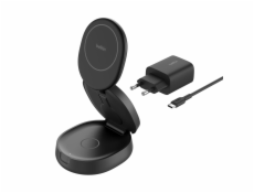 Belkin Boost Charge foldab. mag. 3-in-1 Charg. Qi2 bl. WIZ034kqBK