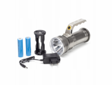 Montis Aluminiowa ręczna latarka akumulatorowa LED MT154 Šedá Ruční svítilna