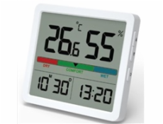 WG - Digitální teploměr s vlhkoměrem WG5, bílá