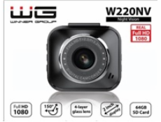WG - Záznamová kamera W220NV, WG CarEye, černá