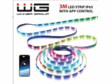 WG - Chytrý LED pásek WG18, 3 metry, s aplikaci, IP 65, USB-A