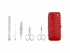 Zwilling Maniküre Pediküre Set 5tlg. mit Nagelschere, Leder