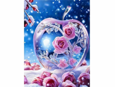 Norimpex Diamantová mozaika - skleněné jablko