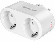 Smart dvojzásuvka KRUGER & MATZ Connect P5 White WiFi Tuya