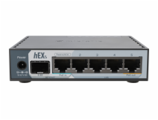 RouterBoard Mikrotik hEX S (2025) 5x GLAN, 1x PoE in, 1x PoE out, ROS L4