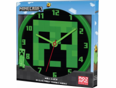Kids Euroswan Nástěnné hodiny Minecraft 25 cm