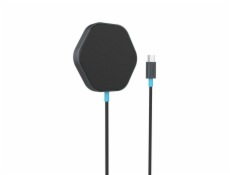 CANYON bezdrátová magnetická nabíjecka HEXAGON 110, 15W, Qi2 Dark Grey