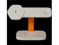 CANYON Bezdrátová nabíječka HEXAGON WCS-310 3in1 Grey/Orange