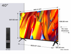 TCL 40V5C SMART TV 40  QLED/FHD/Direct LED/2xHDMI/USB/LAN/ANDROID