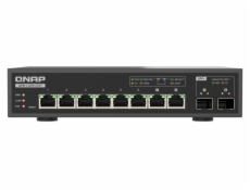 QNAP switch QSW-L3208-2C6T (6x 10GbE port, 2x 10G SFP+/NBASE-T Combo, Lite Managed)