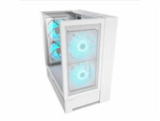 COUGAR PC skříň OMNYX White Mid Tower Mesh Front Panel 2 x 160mm ARGB Fan, Rear Panel 2x 160mm ARGB Fan