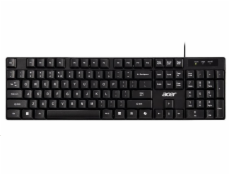 Acer AKW100/Drátové USB-A/CZ-SK layout/Černá