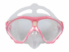 Šnorchlovací set 3 v 1, DĚTSKÝ, RŮŽOVÝ, obsahuje masku, ploutve a šnorchl
