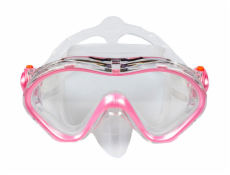Šnorchlovací set 2 v 1, DĚTSKÝ, RŮŽOVÝ, obsahuje masku a šnorchl