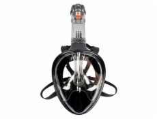 Šnorchlovací maska, černá, celoobličejová, velikost L/XL