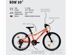 Juniorské ultralehké kolo BOW 20  Juniorské ultralehké kolo BOW 20
