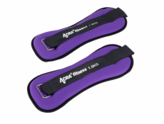 Závaží na zápěstí/kotníky 1,5kg fialová