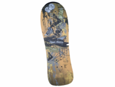 ACRA Skateboard barevný S2-žlutý