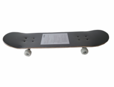 ACRA S3 Skateboard závodní s protismykem bílý 78 x 20 cm