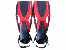 Ploutve Delta roztahovací s páskem 36/40 červené