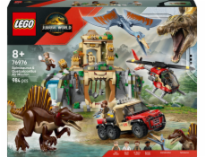 LEGO JURASSIC WORLD 76976 Spinosaurus a Quetzalcoatlus Letecká mise