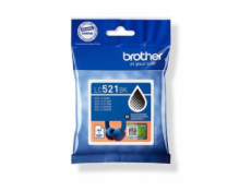 Brother LC521BK - Cerná - originální - polštárový balícek - inkoustová cartridge - pro Brother DCP-J1260W, DCP-J1310DW, DCP-J1313DW
