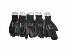 Rukavice pracovní BUCK, velikost 7, černé