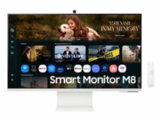 Samsung Smart Monitor M8 (M80F) 32  LED VA 3840x2160 Mega DCR 4ms 400cd HDMI USB(65W) Wifi pivot biely
