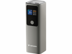 Verbatim powerbanka Charge 'n' Go, 27000mAh, 2× USB-C PD 3.1 140W + USB-A QC 3.0 18W, šedá
