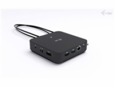 i-tec USB-C DP Dual HDMI Docking Station, PD 100W + Universal Charger 100W