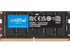 Crucial - DDR5 - modul - 24 GB - SO-DIMM 262 pinu - 3200 MHz / PC5-51200 - CL52 - 1.1 V - nastaveno na taktování - on-die ECC