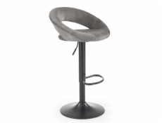 NENURODYTA_V BAROVÁ ŽIDLE H-102 ČERNÁ/ŠEDÁ 48X53X78-100