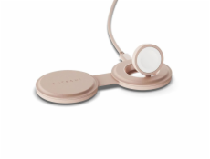 Satechi Qi2 OntheGo 2-in-1 Wireless Charger - Desert Rose