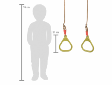 small foot Gymnastické kruhy plastové