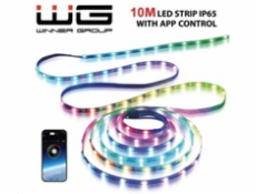 WG - Chytrý LED pásek WG11, 10 metrů, s aplikaci, IP 65, se síťovým adaptérem