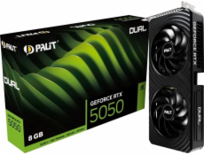 Palit Grafická karta GeForce RTX 5050 Dual 8GB GDDR6 DLSS4 (NE65050019P1-GB2070D)