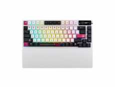 ASUS Klávesnice ROG Azoth X, Mechanická, Bezdrátová BT, RF 2.4GHz, US, bílá