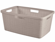 Koš na prádlo Curver Jute 46L taupe