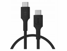 Green Cell Silikonový kabel USB-C-USB-C PowerFlex 100W 0,3m černý