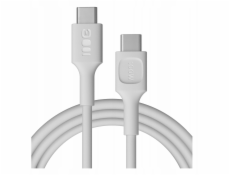 Green Cell Silikonový kabel USB-C-USB-C PowerFlex 100W, 2 m, bílý