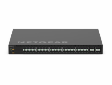 NETGEAR M4350 Series M4350-40F4C - Prepínac - L3 - rízený - 40 x 10 gigabitu SFP+ + 4 x 100 Gigabit QSFP28 (uplink) - proudení vzduchu zpredu dozadu - Lze montovat do rozvadece