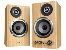GENIUS repro SP-HF1812BT Pine Wood/ 2.0/ 50W/ Bluetooth 5.3/ dřevěné/ barva světlé dřevo
