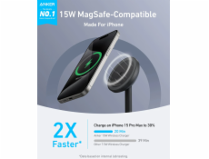 Bezdrátový nabíjecí stojánek Anker MagGo A25X1 15W černý