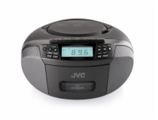 JVC RC-E444B Rádio přehrávač Černý