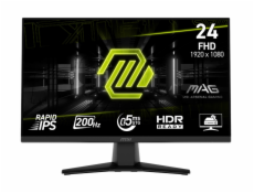 MSI MAG 242F gaming monitor 23,8  Rapid IPS/FHD/200Hz/0,5ms/HDMI/DP/černá