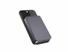 Spello ForcePack Alu 10000mAh magnetická bezdrátová powerbanka SM71 - vesmírně šedá