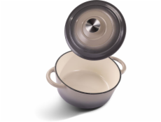 Lamart LT1301 Litinový hrnec se smaltovaným povrchem IRON, 22 cm