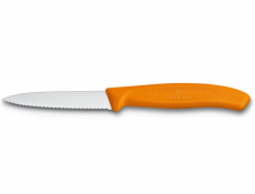 Victorinox Nůž kuchyňský oranžový 8cm vlnka