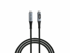 Verbatim USB-C->C kabel Sync & Charge s ukazatelem napájení 240W černý